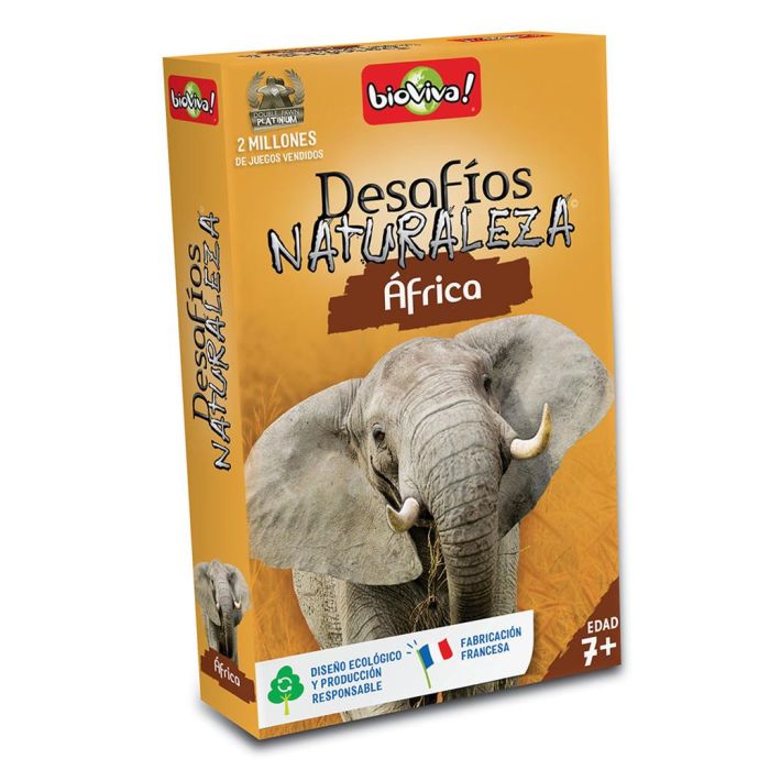 Juego de cartas Desafíos Naturaleza: África