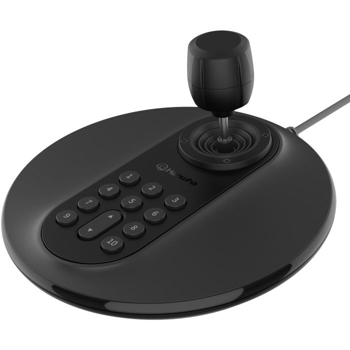 Hanwha SPC-2001 Controlador Joystick 3-Axis 12 Botones USB Negro para Wisenet WAVE VMS y Viewer CMS