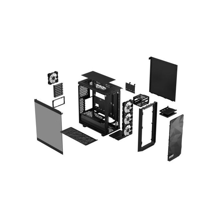 Fractal Design Meshify 2 Compact Lite Negro 3 Fractal Design Meshify 2 Compact Lite Negro 3