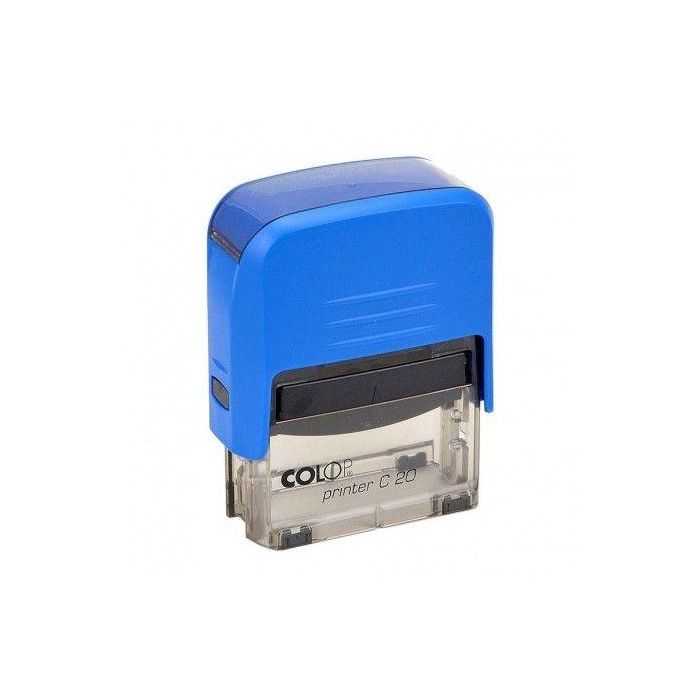 Colop Sello Printer C20 Formula " Devolución " Almohadilla E-20 14x38 mm Azul