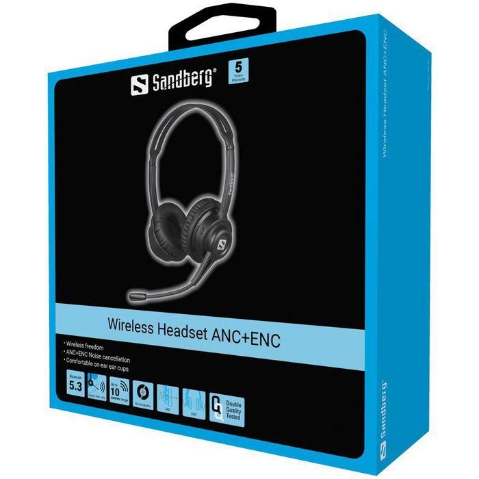 Sandberg Wireless Headset ANC+ENC 8 Sandberg Wireless Headset ANC+ENC 8