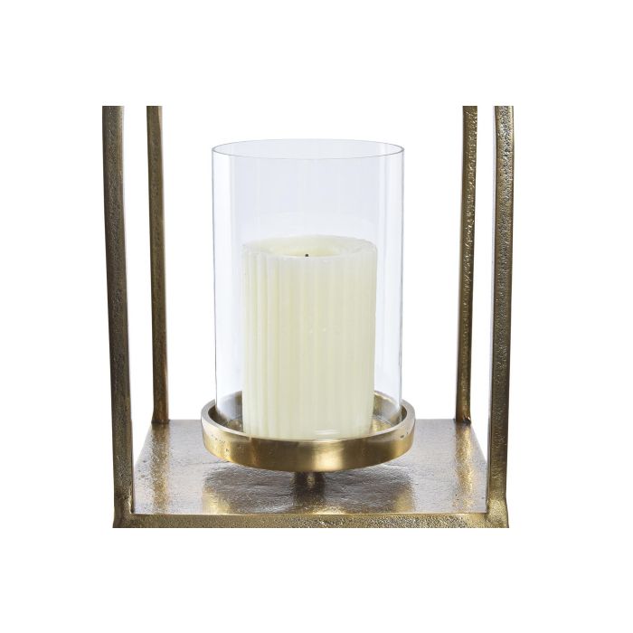 Portavela Moderno DKD Home Decor Dorado 19 x 43 x 19 cm 2 Portavela Moderno DKD Home Decor Dorado 19 x 43 x 19 cm 2