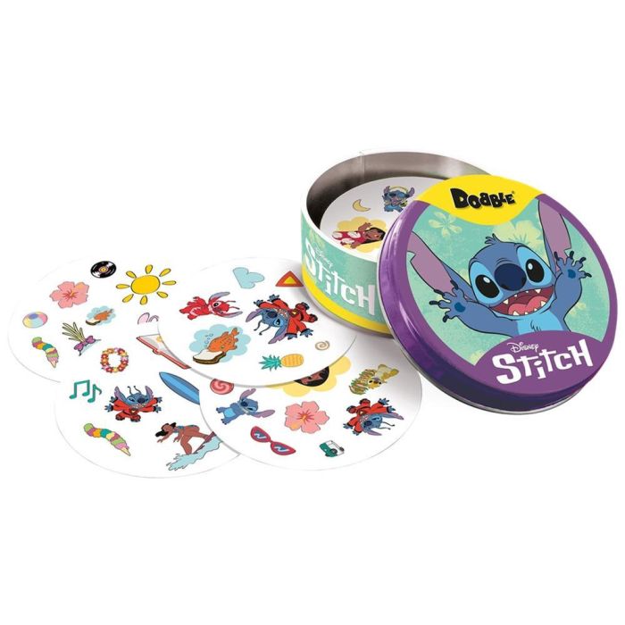 Juego Dobble Disney Stitch Dobls07Es Asmodee 2 Juego Dobble Disney Stitch Dobls07Es Asmodee 2