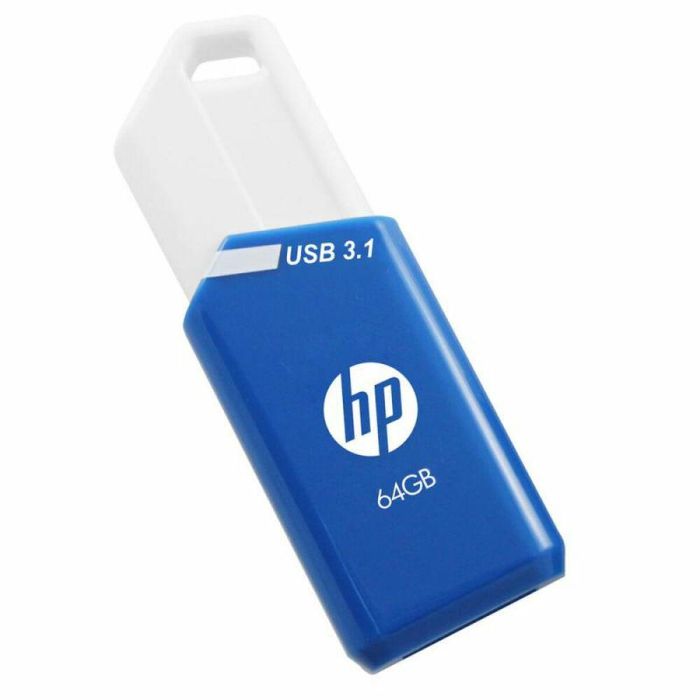Memoria USB HP HPFD755W-64 64 GB Azul 3 Memoria USB HP HPFD755W-64 64 GB Azul 3