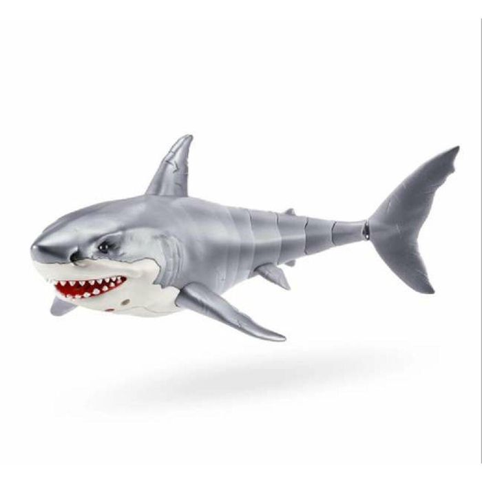 Zuru ZUR1721839408360 Juguete Interactivo Shark Attack Robo Alive Gran Tiburón Blanco con Movimientos Realistas y Ojos Brillantes 0 Zuru ZUR1721839408360 Juguete Interactivo Shark Attack Robo Alive Gran Tiburón Blanco con Movimientos Realistas y Ojos Brillantes 0