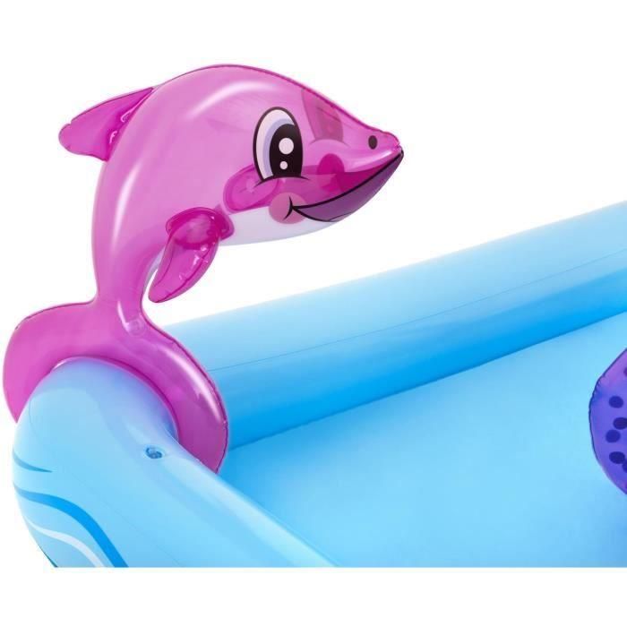 Bestway Piscina Infantil Centro de Actividades Acuáticas Fantastic Aquarium con Tobogán, Fuente, Juegos y Accesorios Inflables 239x206x86 cm 1 Bestway Piscina Infantil Centro de Actividades Acuáticas Fantastic Aquarium con Tobogán, Fuente, Juegos y Accesorios Inflables 239x206x86 cm 1