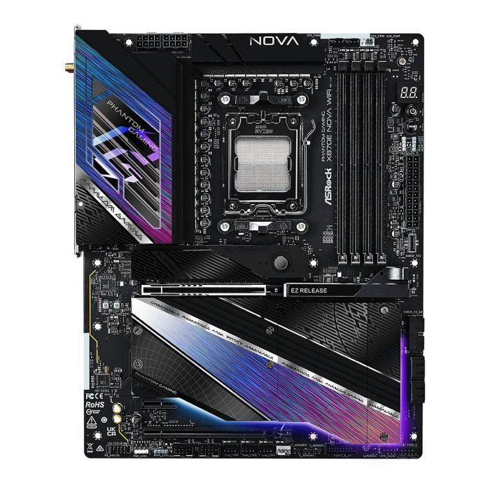 ASRock MK X870E NOVA WiFi Placa Base ATX AMD X870E Socket AM5 DDR5 Wi-Fi 7 90-MXBPX0-A0UAYZ 2