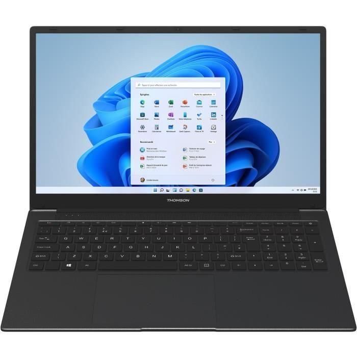 PC Portátil Portátil - THOMSON NEO17 - 17.3 HD - Core i3-1000G4 - 16GB RAM - 512GB SSD - Windows 11 - Negro - AZERTY PC Portátil Portátil - THOMSON NEO17 - 17.3 HD - Core i3-1000G4 - 16GB RAM - 512GB SSD - Windows 11 - Negro - AZERTY