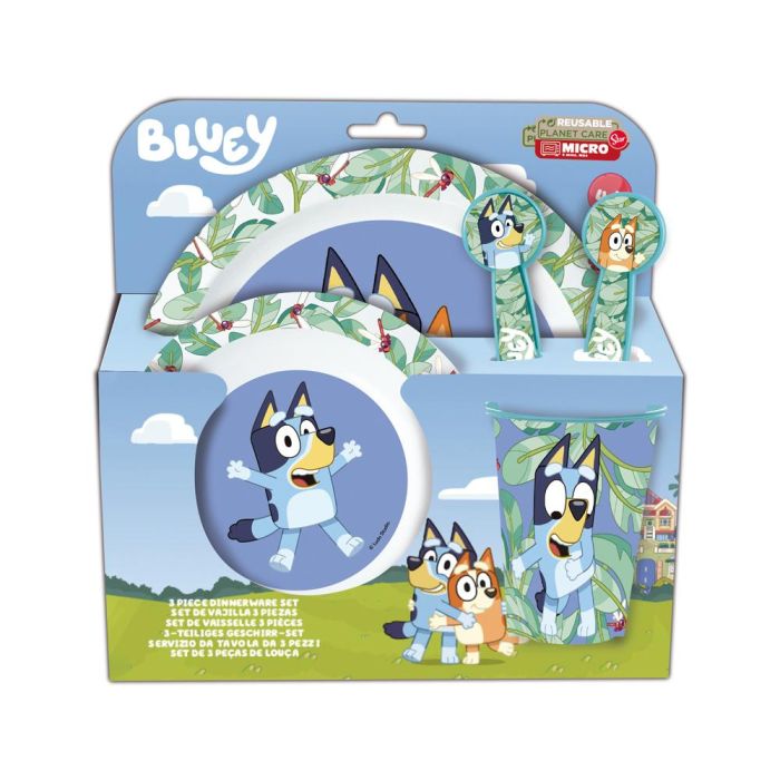 Set Micro Safta Kids 5 Piezas En Estuche Bluey 240x245x55 mm