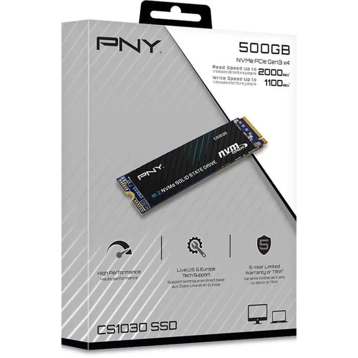 PNY M280CS1030-500-RB SSD 500 GB M.2 2280 1