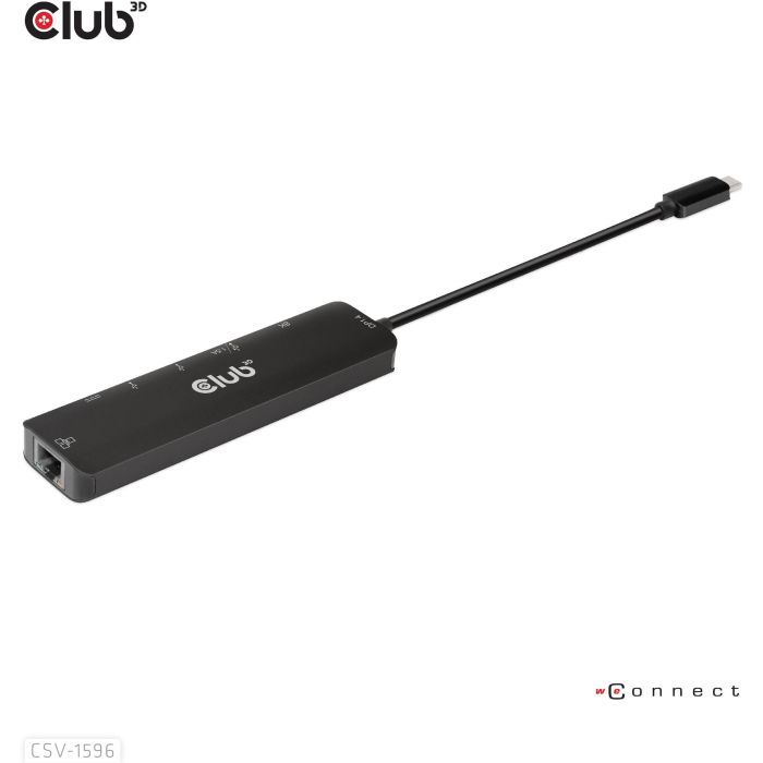 Club3D Hub USB-C 6 en 1 con HDMI 4K120Hz, 2x USB, 2x USB-C y LAN - Carga PD100W 1 Club3D Hub USB-C 6 en 1 con HDMI 4K120Hz, 2x USB, 2x USB-C y LAN - Carga PD100W 1