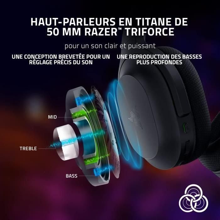 RAZER - Auriculares para juegos - BARRACUDA 4