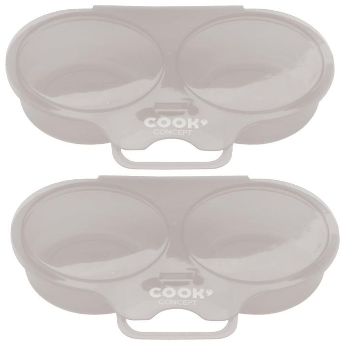 Cook Concept 2 Cuece Huevos Doble Microondas Huevos Blandos Duros Al Plato 4