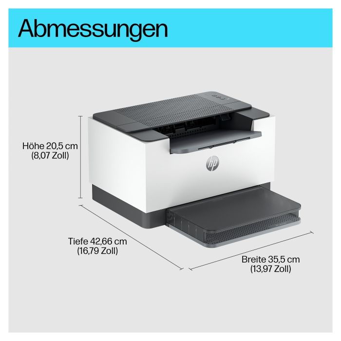 HP Impresora Láser Monocromo LaserJet M209d Dúplex Blanca 8J9L0F 7