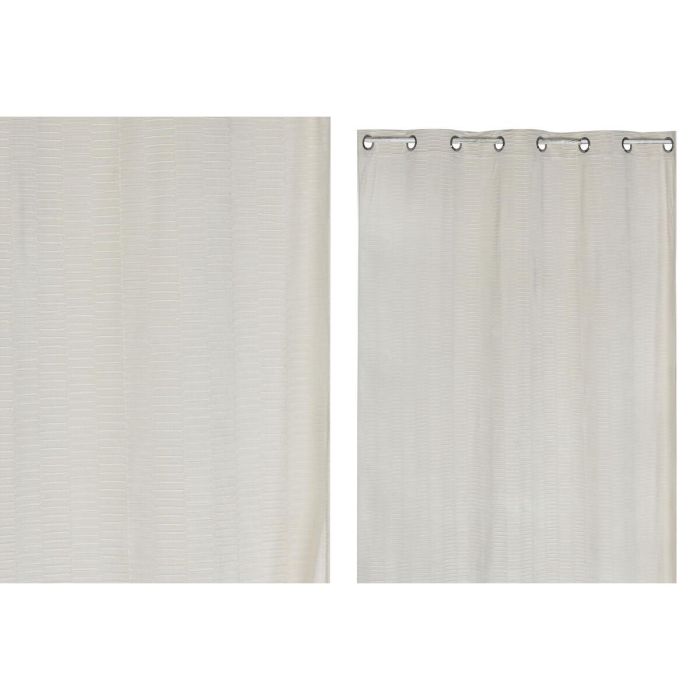 Cortina Urban DKD Home Decor Crudo 260 x 140 cm