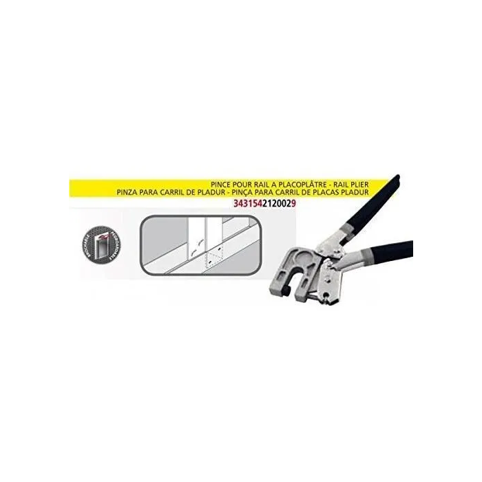 FARTOOLS Alicates para riel de cartón yeso, Abrazadera de riel de yeso 2 FARTOOLS Alicates para riel de cartón yeso, Abrazadera de riel de yeso 2