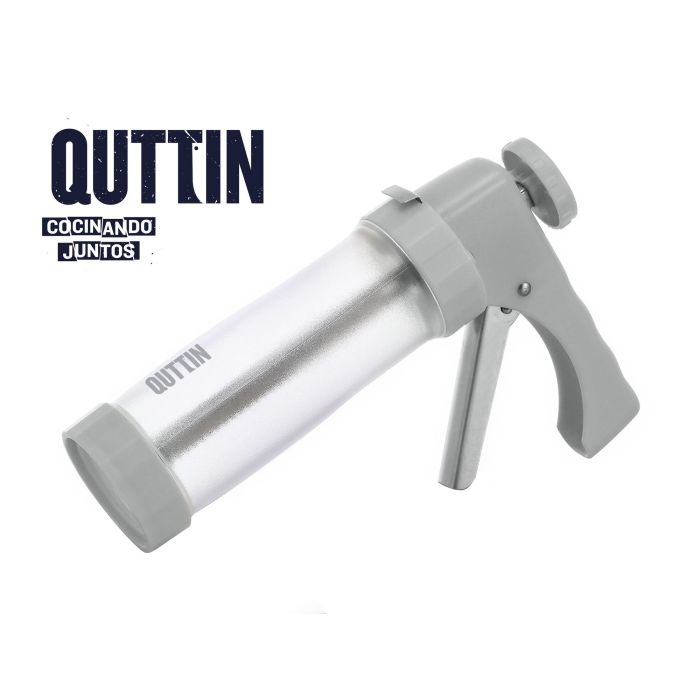 Pistola de Repostería Quttin con 16 Prensas y 6 Boquillas (12 Unidades) 5 Pistola de Repostería Quttin con 16 Prensas y 6 Boquillas (12 Unidades) 5