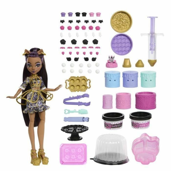 Monster High Kit de Pastel de Cumpleaños de Clawdeen Wolf JBG78 5