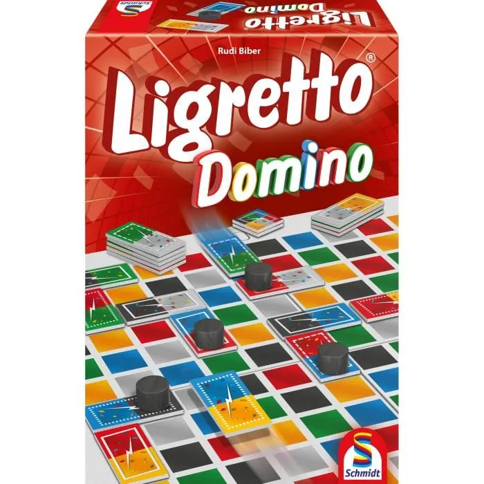 Schmidt Spiele Ligretto Domino Juego de mesa rápido, cartas en tablero, multijugador 1 Schmidt Spiele Ligretto Domino Juego de mesa rápido, cartas en tablero, multijugador 1