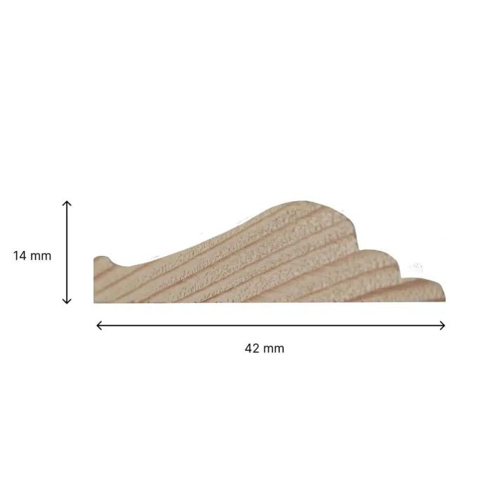 Nordlinger Pro Marco moldeado NOR3354767905045 20 x 60 cm 42 x 14 mm Certificado FSC 100% 7
