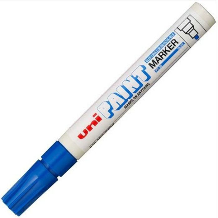 Rotulador permanente Uni-Ball PX-20 Azul 1