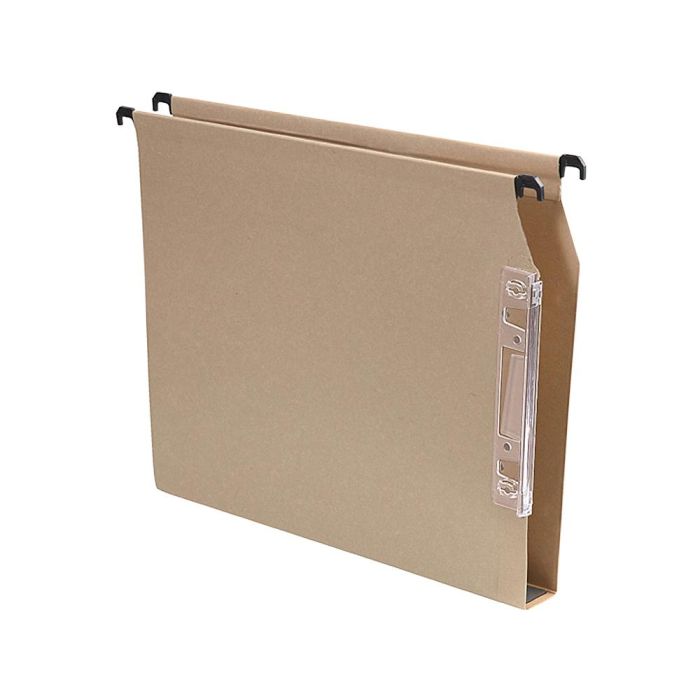 Carpeta Colgante Fade Din A4 Visor Lateral 250x330x30 mm Kraft 25 unidades 1