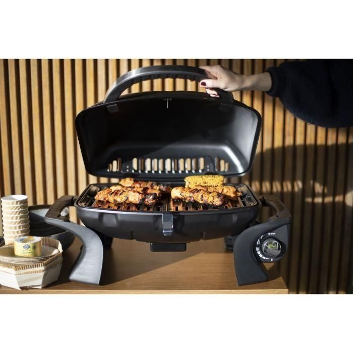 Barbacoa de gas portátil LIVOO DOC275 - Acero esmaltado - Superficie de cocción 50x37,5 cm 1 Barbacoa de gas portátil LIVOO DOC275 - Acero esmaltado - Superficie de cocción 50x37,5 cm 1