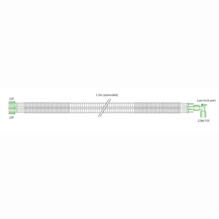 Circuito Respiratorio Extensible 15 mm