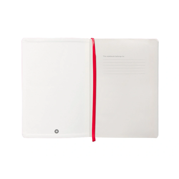 Antartik Cuaderno A5 Tapa Blanda Hojas Cuadriculadas Rojo 80 Hojas 80gr FSC 6