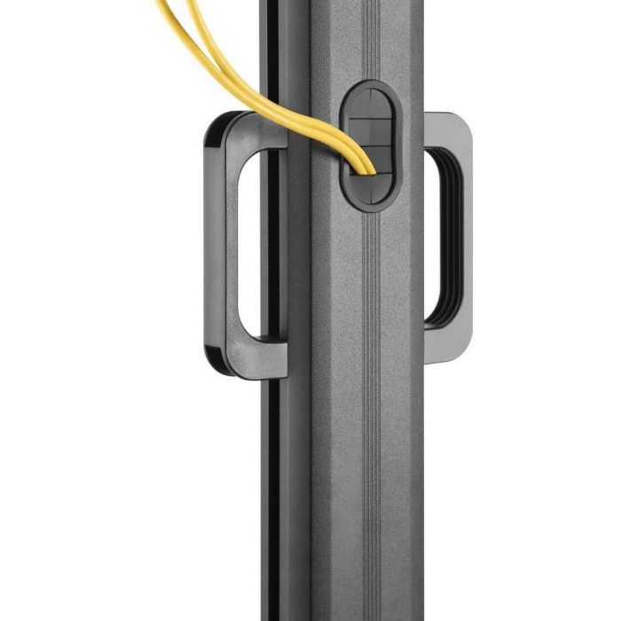 Vivolink Soporte móvil trolley con ruedas para pantallas 32" a 65" máx. 35kg VESA con estante medios 16 Vivolink Soporte móvil trolley con ruedas para pantallas 32" a 65" máx. 35kg VESA con estante medios 16