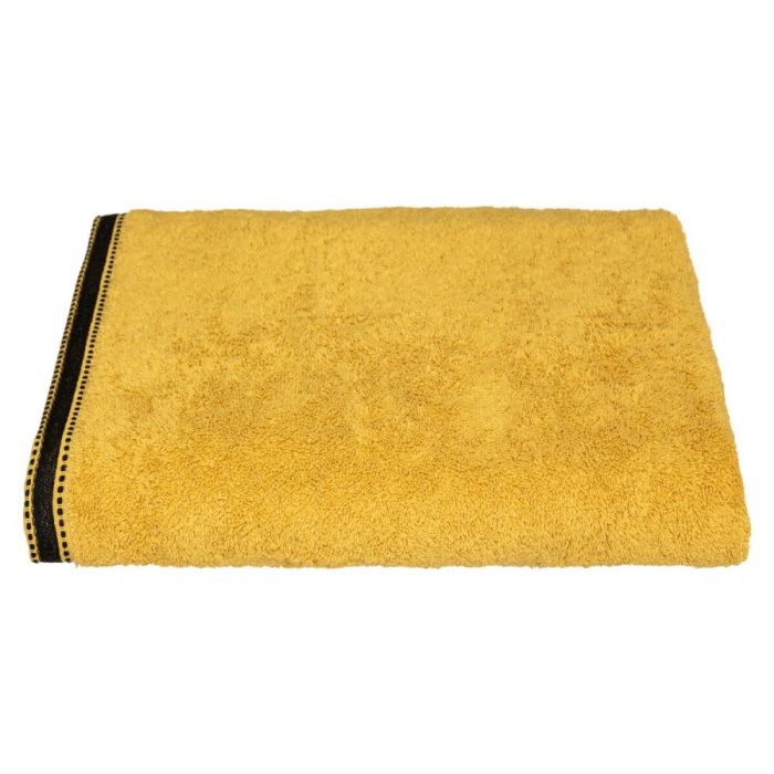 5Five Toalla de baño Premium color mostaza 100x150cm 550g/m²