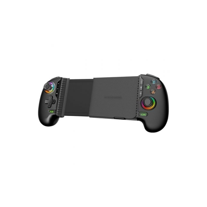 Mars Gaming MGPXPRO Gamepad Inalámbrico Bluetooth 2en1 con Joysticks Hall, Multiplataforma (Switch, PS4, PC, Android, iOS), Soporte Smartphone 7" y Botones Macro 1