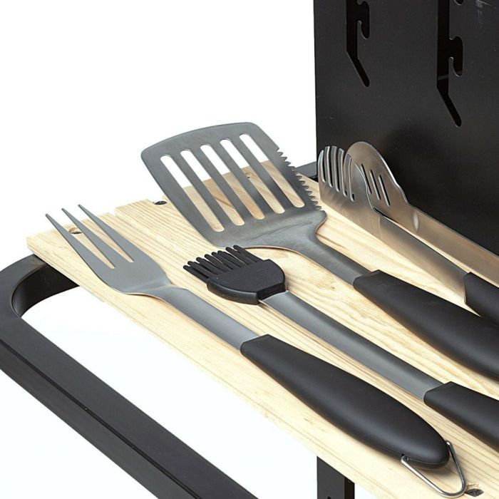 Set de Utensilios para Barbacoa Aktive 4 Piezas Barbacoa Acero Inoxidable 10 x 42 x 4 cm (4 Unidades) 5 Set de Utensilios para Barbacoa Aktive 4 Piezas Barbacoa Acero Inoxidable 10 x 42 x 4 cm (4 Unidades) 5