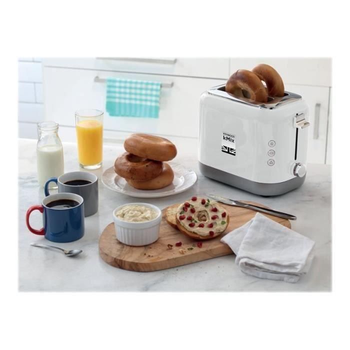 KENWOOD TCX751WH kMix Toaster - 2 ranuras - 900 W - Blanco 2 KENWOOD TCX751WH kMix Toaster - 2 ranuras - 900 W - Blanco 2