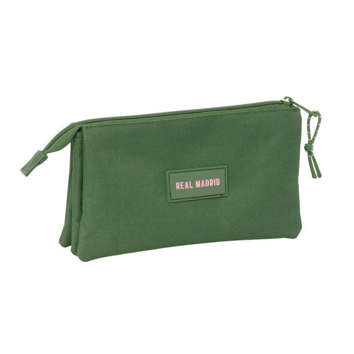 Portatodo Triple Real Madrid C.F. Caqui 22 x 12 x 3 cm 2 Portatodo Triple Real Madrid C.F. Caqui 22 x 12 x 3 cm 2