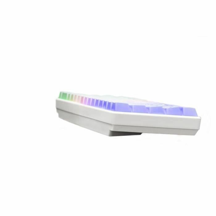 Teclado para juegos - Membrana - The G-Lab - KEYZ HYDROGEN WL - Retroiluminación arcoíris - Inalámbrico - Semimecánico - Azerty - Blanco 2 Teclado para juegos - Membrana - The G-Lab - KEYZ HYDROGEN WL - Retroiluminación arcoíris - Inalámbrico - Semimecánico - Azerty - Blanco 2