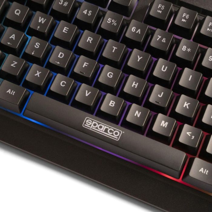 Teclado Gaming Sparco SPMEMKEYBOARD Qwerty Español 1