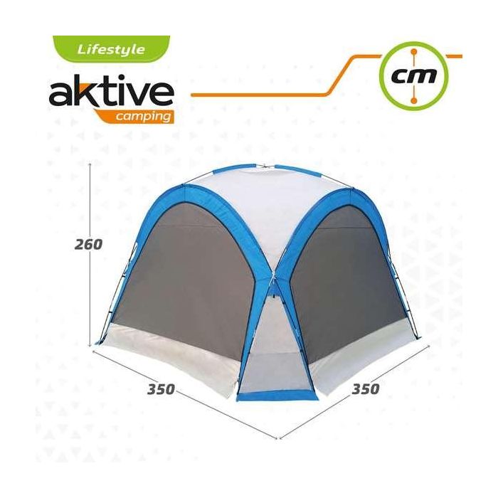Carpa para Playa Aktive Mosquitera De acampada 350 x 260 x 350 cm 2 Carpa para Playa Aktive Mosquitera De acampada 350 x 260 x 350 cm 2