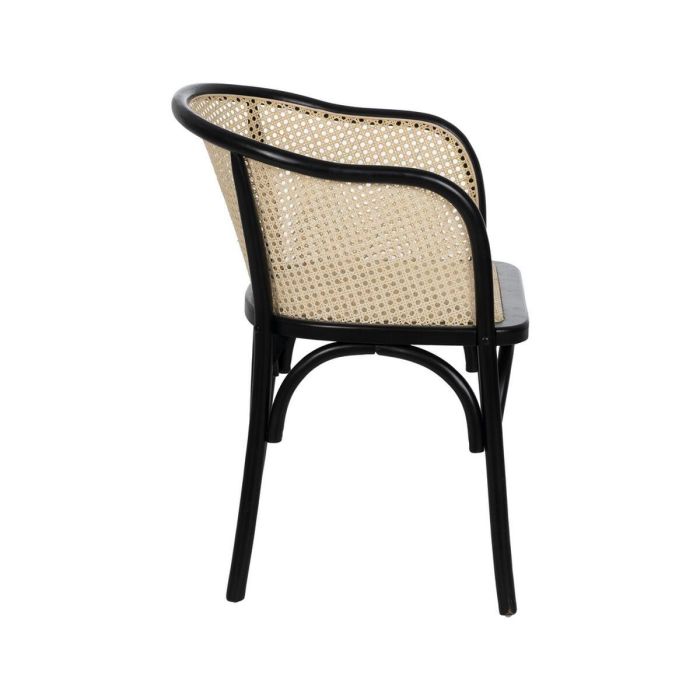 Silla de Comedor Negro Natural 56 X 58 X 77 CM 9