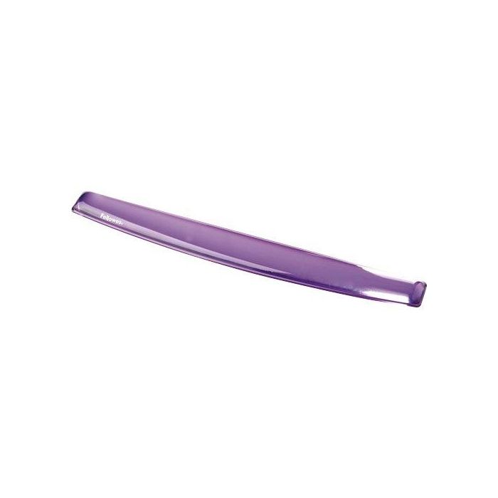 Reposamuñecas Fellowes Teclado Crystal Gel Violeta