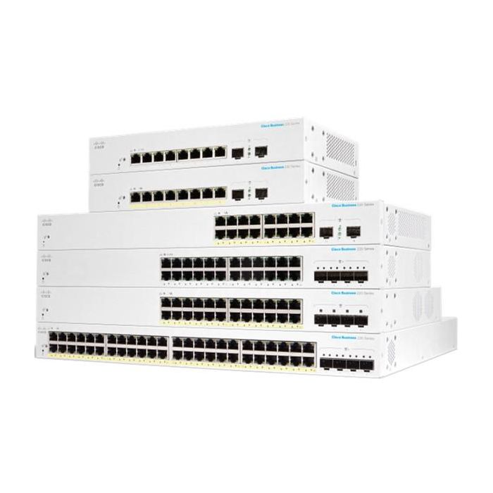 Cisco CBS220 SMART Switch de Red con 48 Puertos GE y PoE
