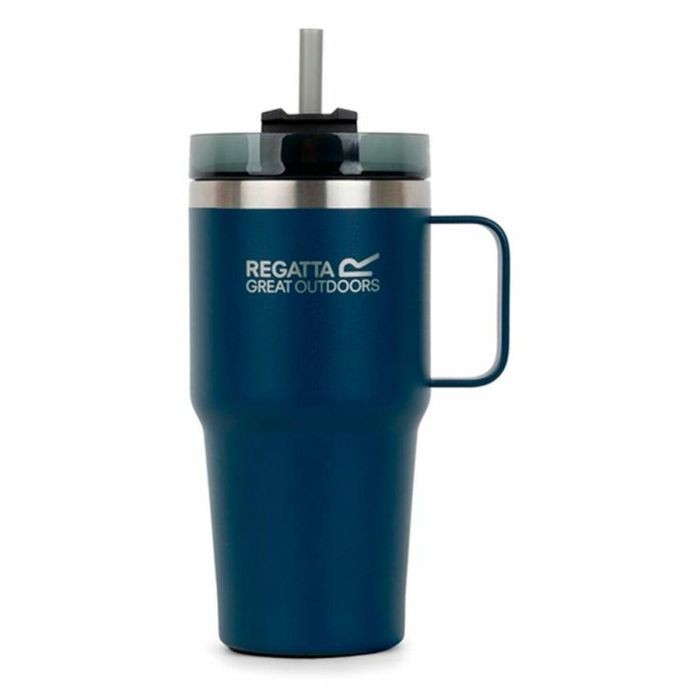Vaso con Pajita Regatta Thermo Insulated Mug Azul oscuro 600 ml Acero Inoxidable 3 Vaso con Pajita Regatta Thermo Insulated Mug Azul oscuro 600 ml Acero Inoxidable 3