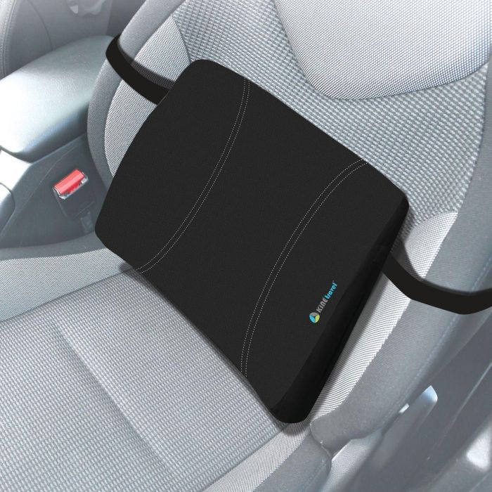 Kine Travel Cojín Lumbar Ergonómico para Espalda Baja, Aprobado por Fisioterapeuta, Reduce Dolor, con Sujeción Elástica, 36x27x6 cm 1 Kine Travel Cojín Lumbar Ergonómico para Espalda Baja, Aprobado por Fisioterapeuta, Reduce Dolor, con Sujeción Elástica, 36x27x6 cm 1