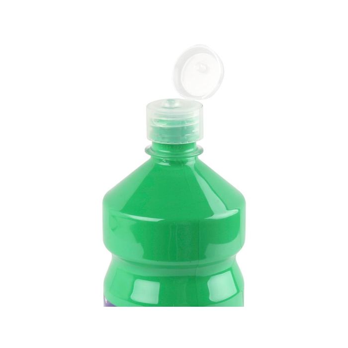 Tempera Liquida Liderpapel Escolar 1000 mL Verde 1