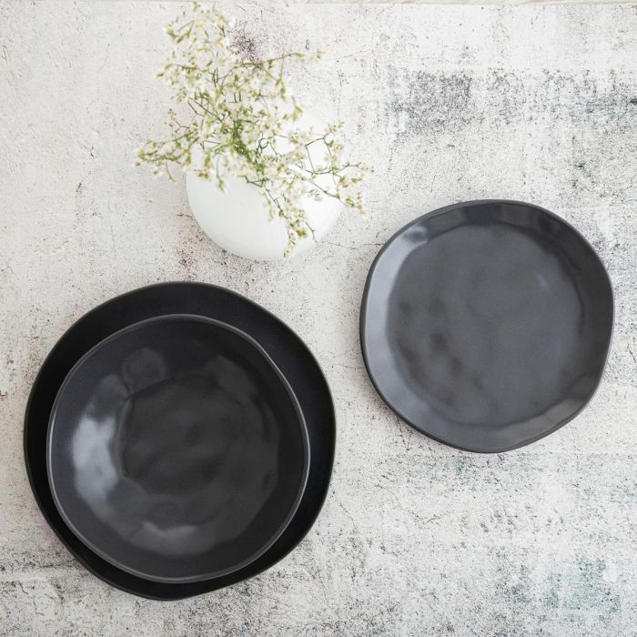 Bidasoa Plato Hondo Cerámico Cosmos 22 cm Gris Mate Apilable 12 Unidades Apto para Lavavajillas y Microondas Fabricado en Europa 2 Bidasoa Plato Hondo Cerámico Cosmos 22 cm Gris Mate Apilable 12 Unidades Apto para Lavavajillas y Microondas Fabricado en Europa 2