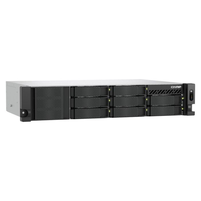 Qnap Servidor NAS Ts-855Eu-Rp 8 Bahías, Intel Atom C5125 2.8 GHz, 8GB RAM, RAID, Gigabit Ethernet, 2.5GbE 8 Qnap Servidor NAS Ts-855Eu-Rp 8 Bahías, Intel Atom C5125 2.8 GHz, 8GB RAM, RAID, Gigabit Ethernet, 2.5GbE 8