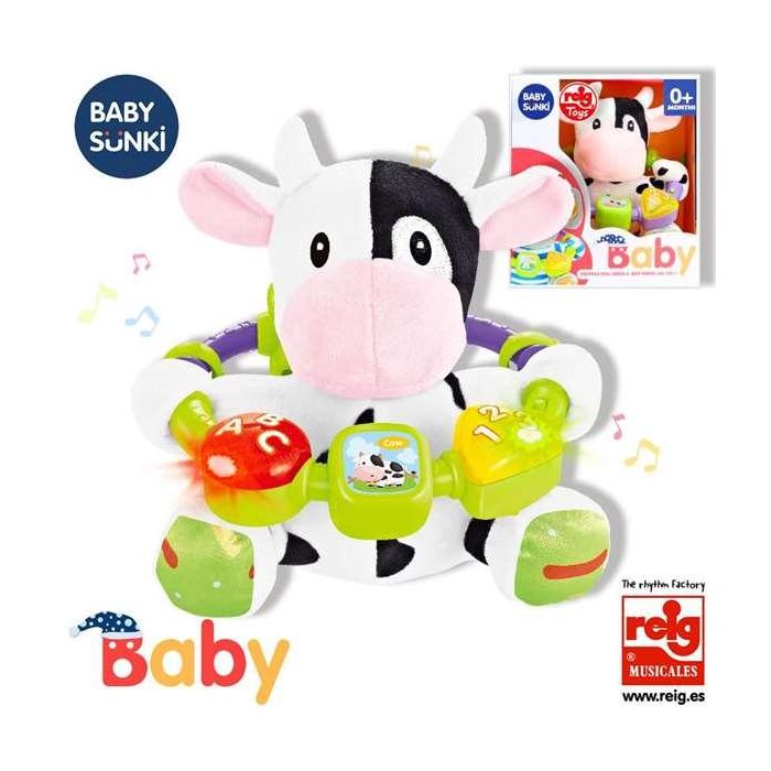 Peluche musical vaca 20 cm 1 Peluche musical vaca 20 cm 1