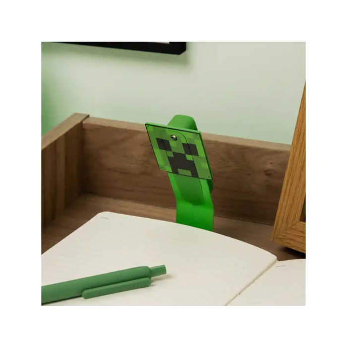 Wondee Lámpara de Lectura Minecraft Creeper LED Oficial para Fans 6