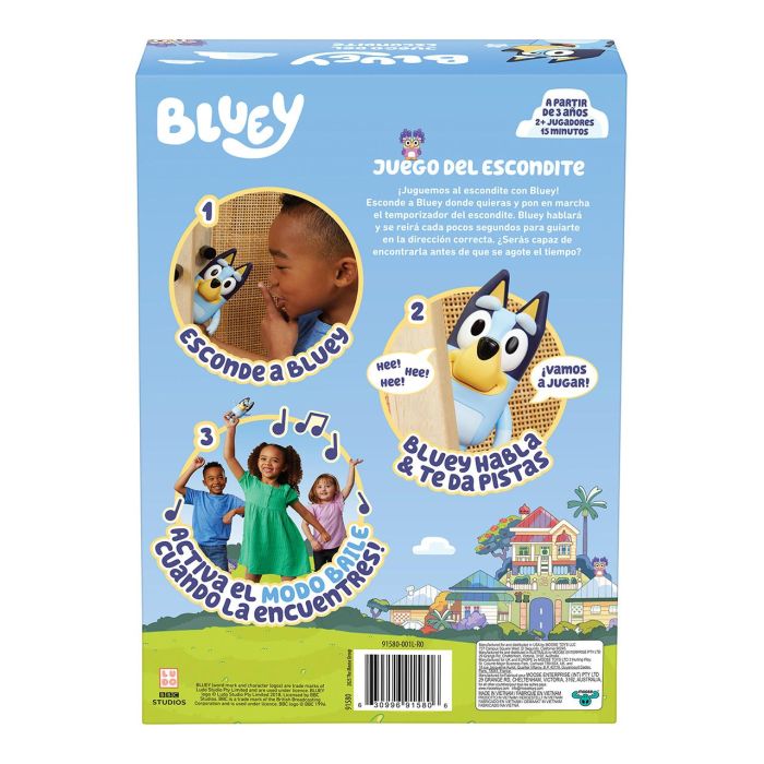 Moose 91580 Bluey Juego del Escondite - Juguete Educativo Interactivo con Voz y Sonidos para Niños +3 Años 4