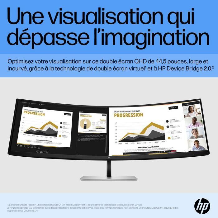 HP E45c G5 DQHD Curved Monitor 21 HP E45c G5 DQHD Curved Monitor 21
